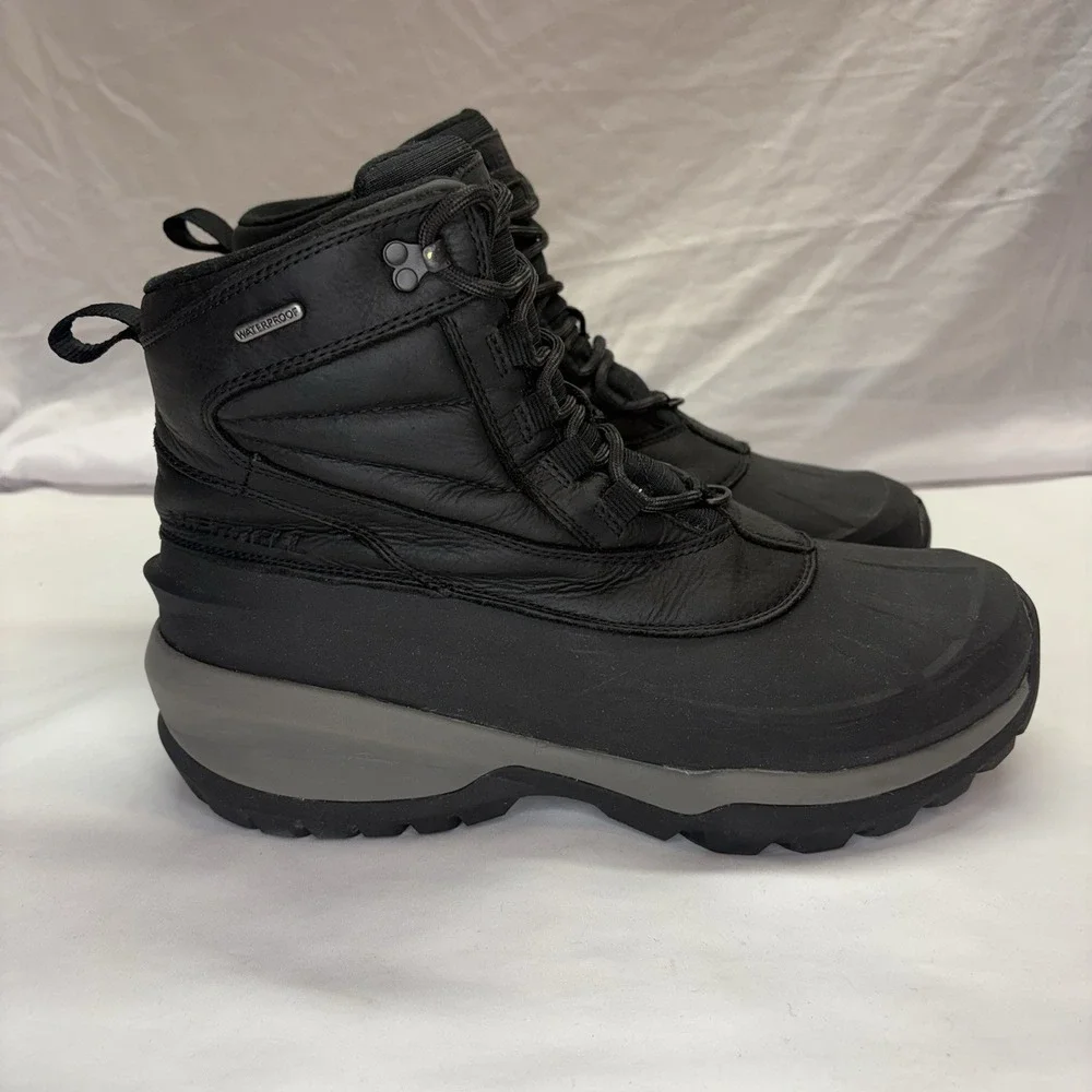 Merrell Thermo Chill Mid Black Waterproof Boots Insulated Hiking Men's Size 11
